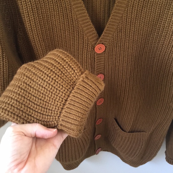 Obey Army Green Oversized Cardigan - Picture 6 of 6